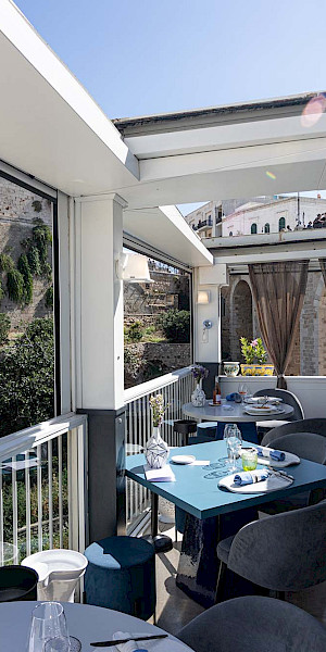 Ristorante con vista mare a Polignano a Mare